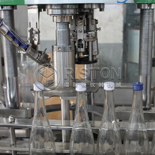 Aluminum Screw Cap Glass Bottle Filling Machine