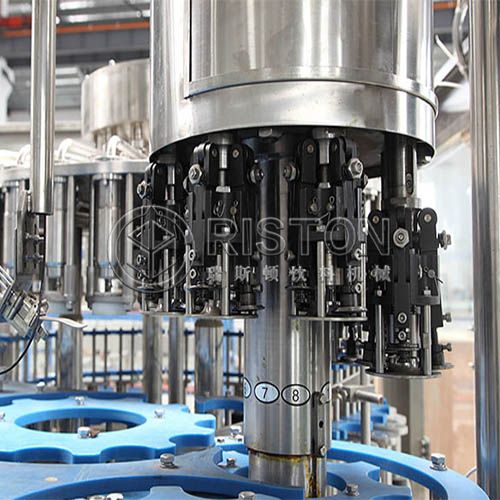 Four Screw Cap Glass Bottle Filling Machine