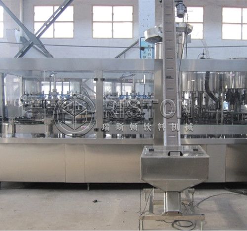 Four Screw Cap Glass Bottle Filling Machine