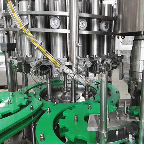 Three Screw Cap Glass Bottle Filling Machine