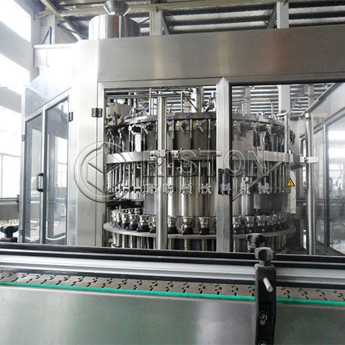 Carbonated Beverage Glass Bottle Filling Machine