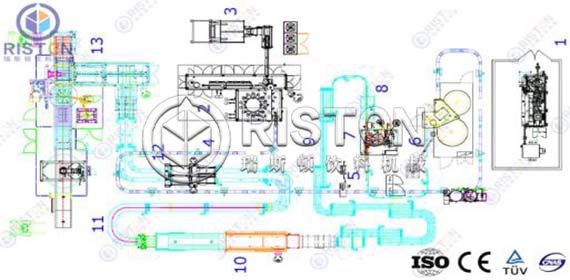 Semi-automatic 5 Gallon Barrel Decapping and Brushing Machine