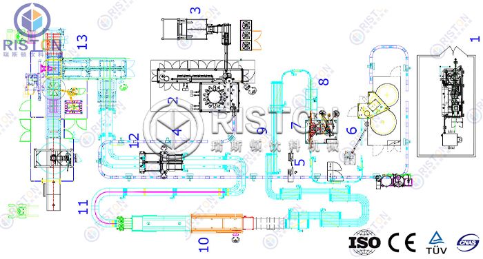 Spray Type Continuous Sterilization and Cooling Machine